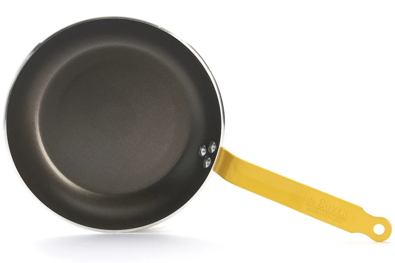 Poêle antiadhésive De Buyer Choc Classic HACCP jaune en aluminium