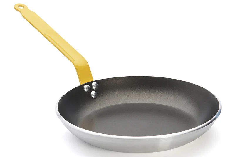 Poêle antiadhésive De Buyer Choc Classic HACCP jaune en aluminium