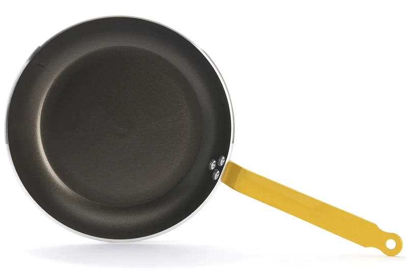 Poêle antiadhésive De Buyer Choc Classic HACCP jaune en aluminium