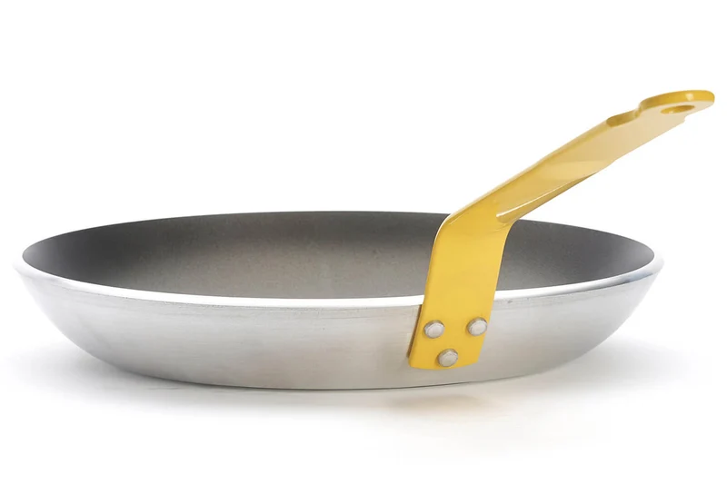 Poêle antiadhésive De Buyer Choc Classic HACCP jaune en aluminium