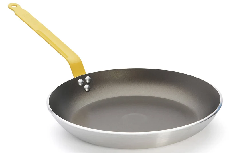 Poêle antiadhésive De Buyer Choc Classic HACCP jaune en aluminium