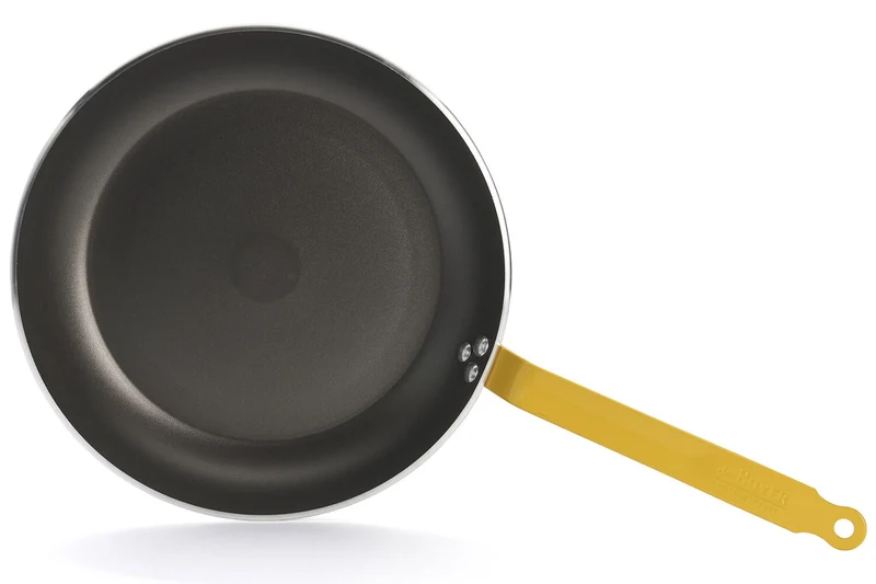 Poêle antiadhésive De Buyer Choc Classic HACCP jaune en aluminium