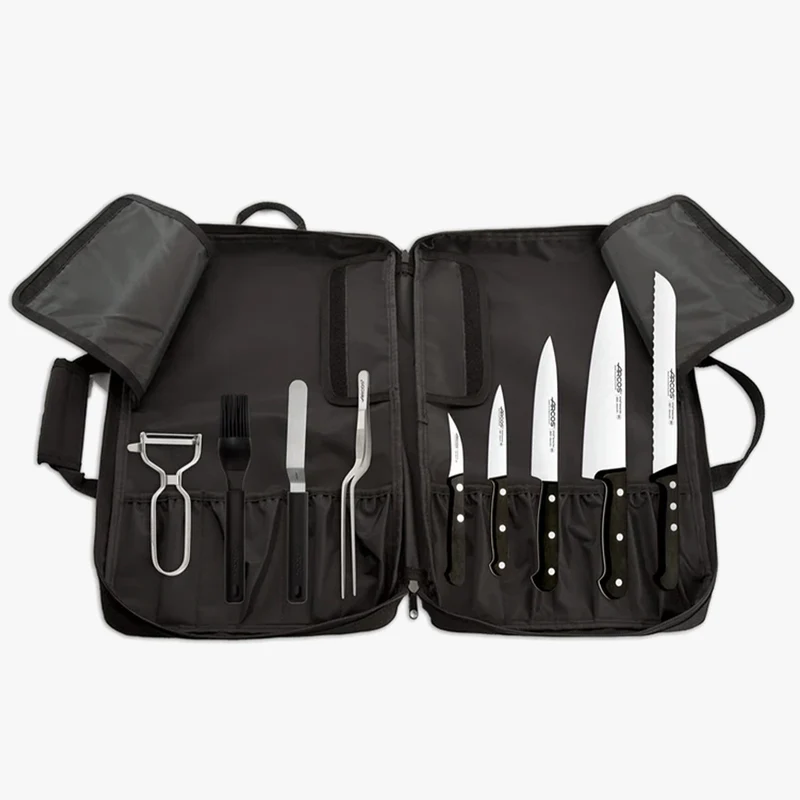 Set de cuchillos + gadgets + mochila Serie Universal