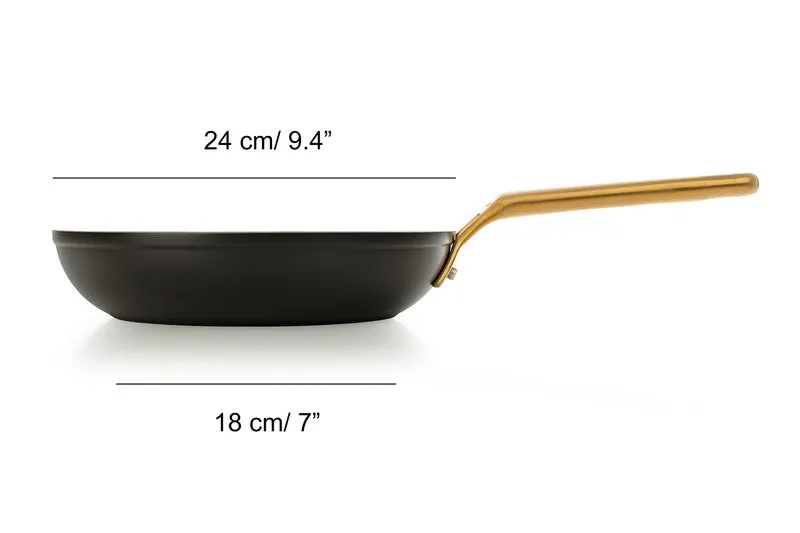 Set Sartén y Cacerola Samoa Iconic Negra + Utensilios
