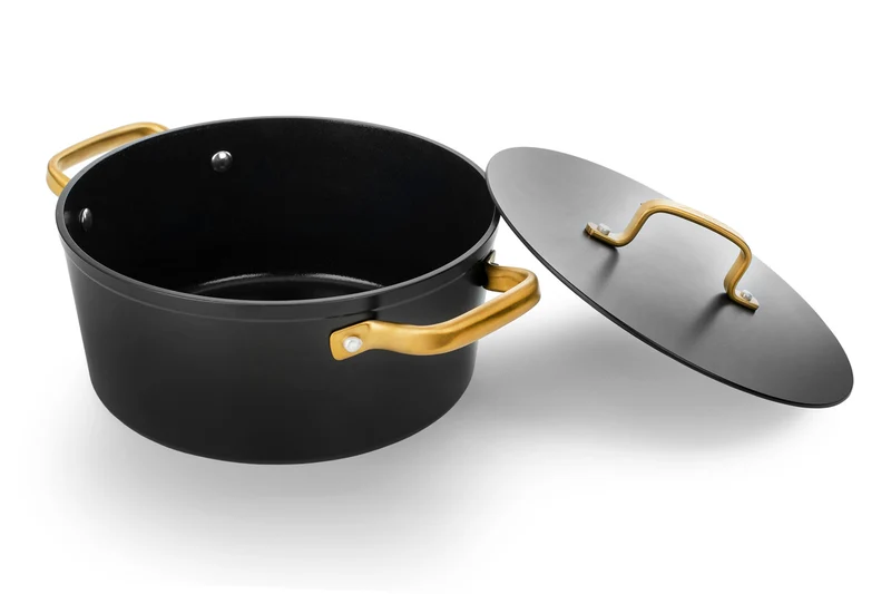 Set Sartén y Cacerola Samoa Iconic Negra + Utensilios