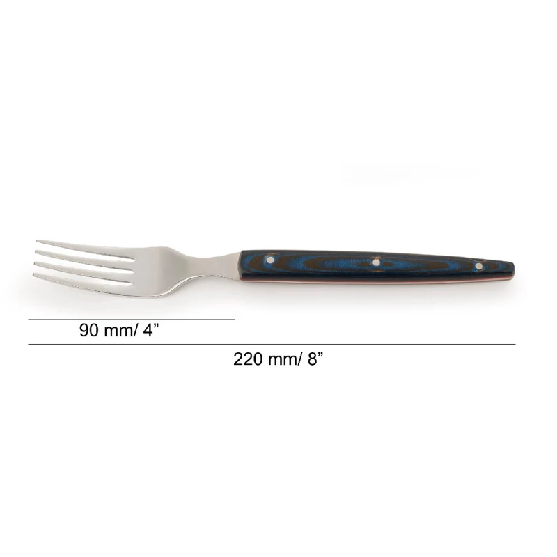 Set Origin Azul 2x Tenedores y 2x Cuchillos