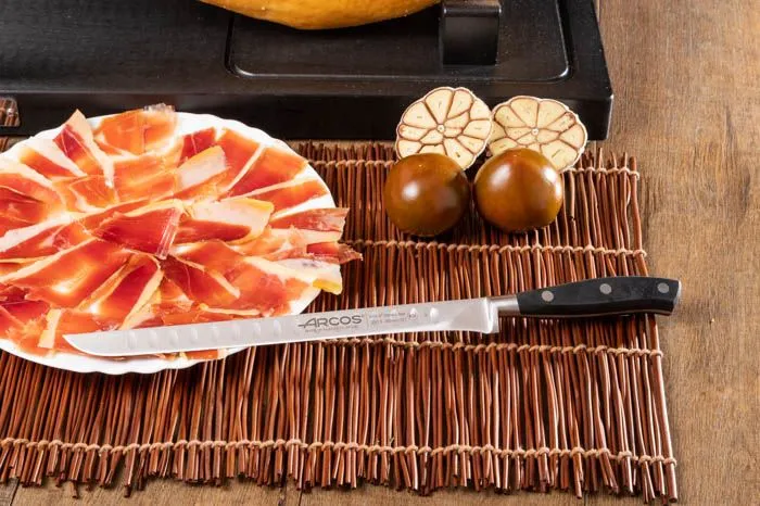 Set jamonero Serie Riviera y Soporte de Jamón