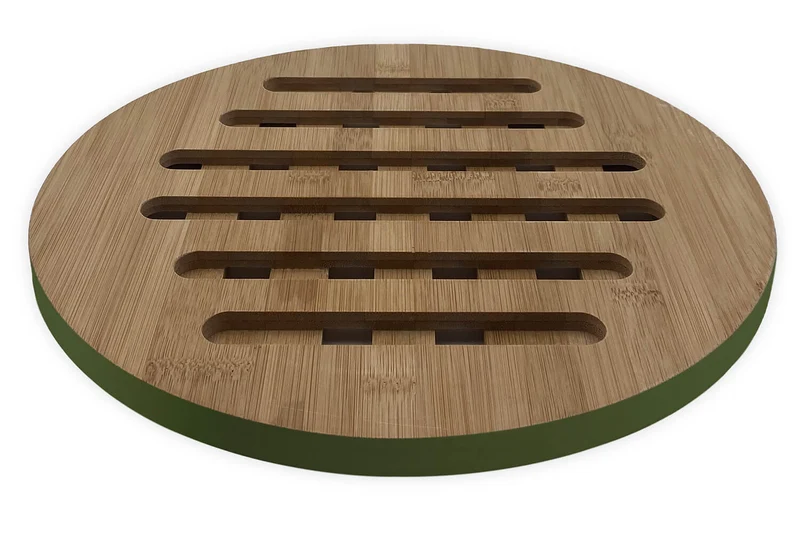 Dessous de plat Cookut rond 28cm en bambou