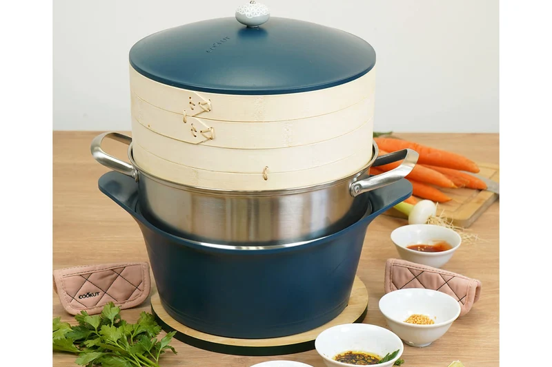 Panier vapeur en bambou Cookut pour l'Incroyable Cocotte