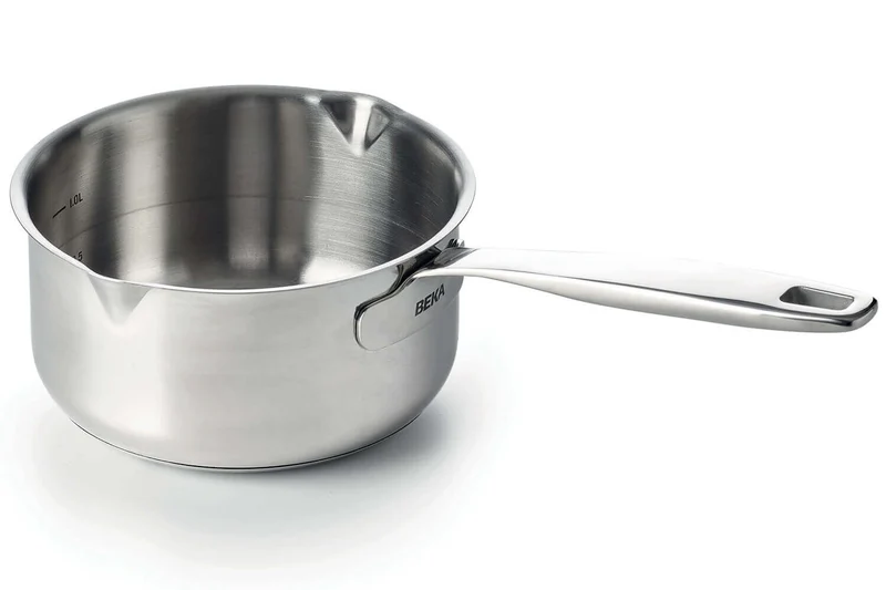 Casserole Beka Maestro en acier inoxydable 18/10 avec 2 becs verseurs