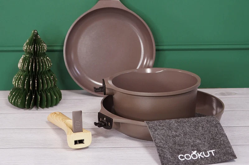 L'Incroyable Poêle Cookut 28cm à poignée amovible