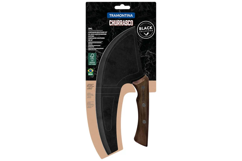 Couteau viking Tramontina Black 26,8cm manche en bois