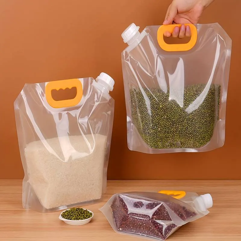 Sacs de Conservation avec poignée et verseur refermable (10 sacs)
