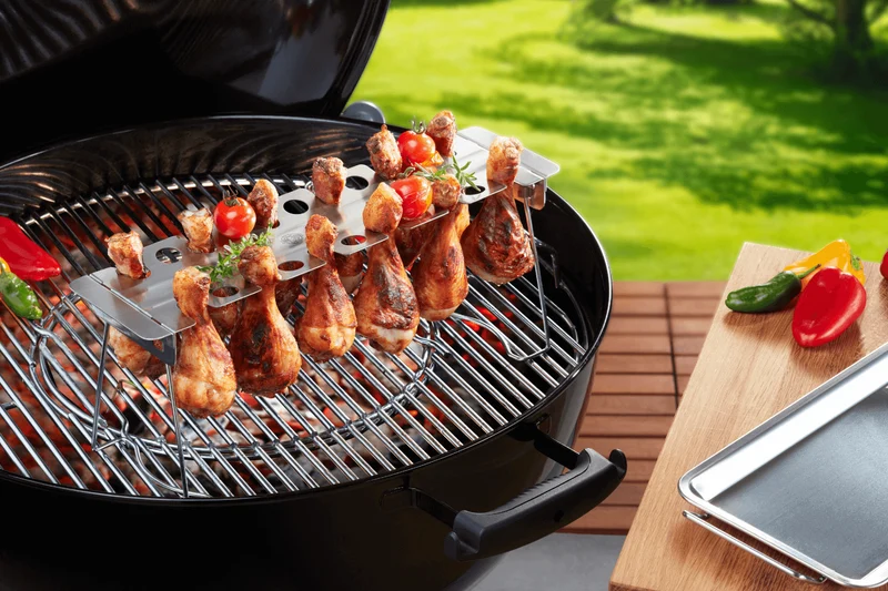 Support pour cuisses de poulet Gefu en acier inox 43,5cm
