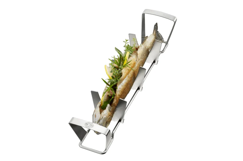 Support pour poisson Gefu en acier inox 35cm