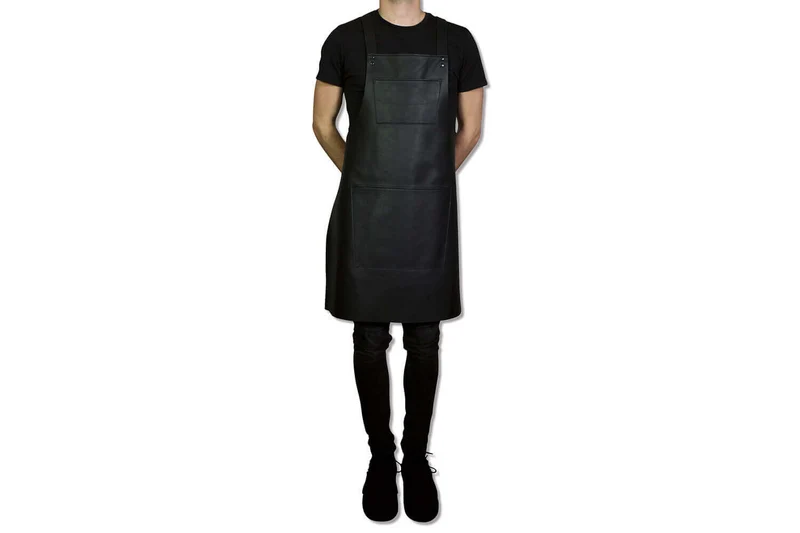 Tablier de cuisine à bretelles DutchDeluxes en cuir