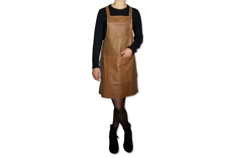 Tablier de cuisine à bretelles DutchDeluxes en cuir