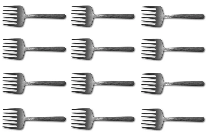 Set de 12 fourchettes râteau Culter Kodai 11,3cm