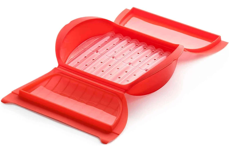 Coffret vapeur Lékué rouge avec filtre