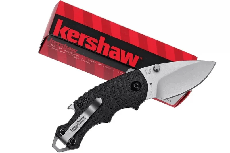 Couteau pliant Kershaw Shuffle KS.8700 manche en nylon/fibres de verre noir 8,3cm