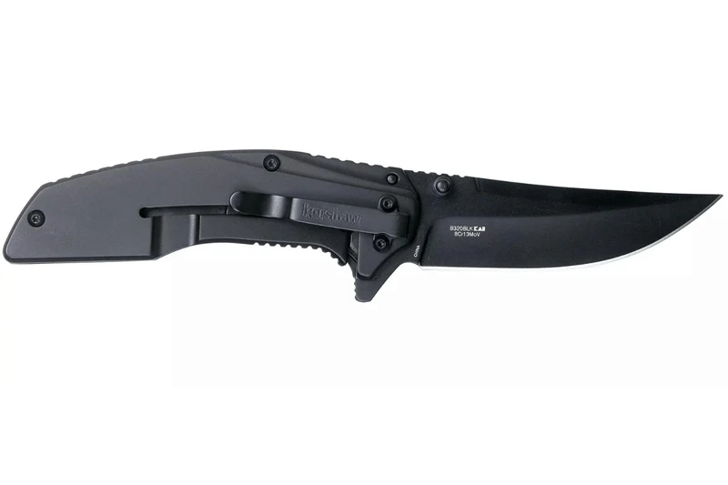 Couteau pliant Kershaw Outright KS.8320BLK manche en acier/G10 noir 11,1cm
