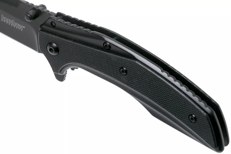 Couteau pliant Kershaw Outright KS.8320BLK manche en acier/G10 noir 11,1cm