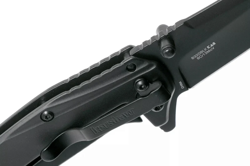 Couteau pliant Kershaw Outright KS.8320BLK manche en acier/G10 noir 11,1cm