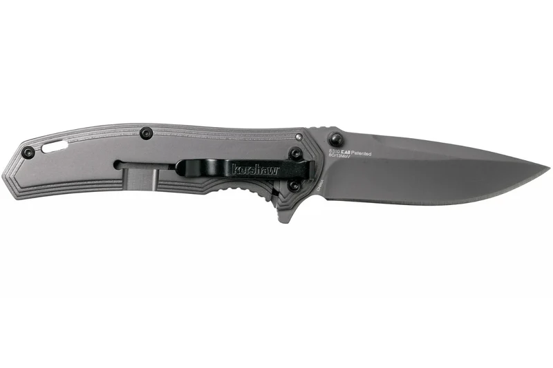 Couteau pliant Kershaw Fringe KS.8310 manche en acier/fibres de carbone 10,5cm