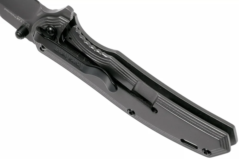 Couteau pliant Kershaw Fringe KS.8310 manche en acier/fibres de carbone 10,5cm