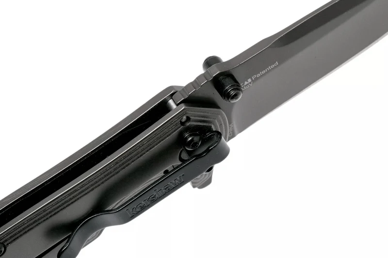 Couteau pliant Kershaw Fringe KS.8310 manche en acier/fibres de carbone 10,5cm