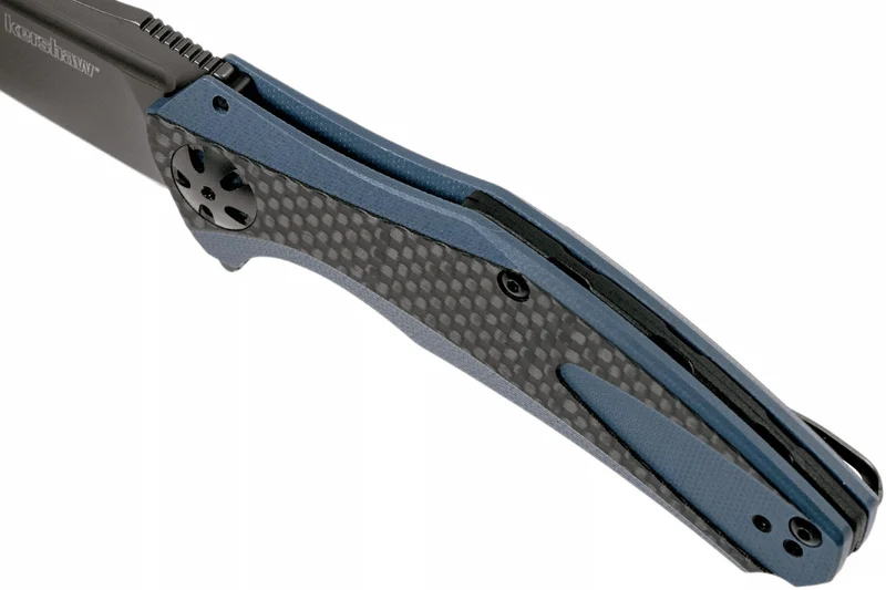 Couteau pliant Kershaw Natrix Copper KS.7007CF manche en G10 revêtu de fibres de carbone noir 10,8cm