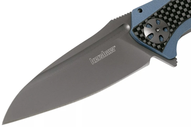 Couteau pliant Kershaw Natrix Copper KS.7007CF manche en G10 revêtu de fibres de carbone noir 10,8cm