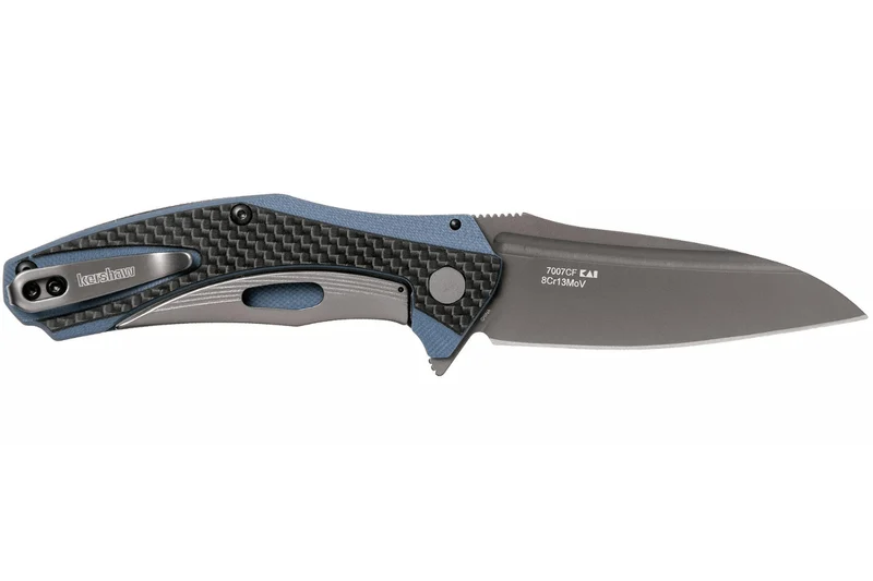 Couteau pliant Kershaw Natrix Copper KS.7007CF manche en G10 revêtu de fibres de carbone noir 10,8cm