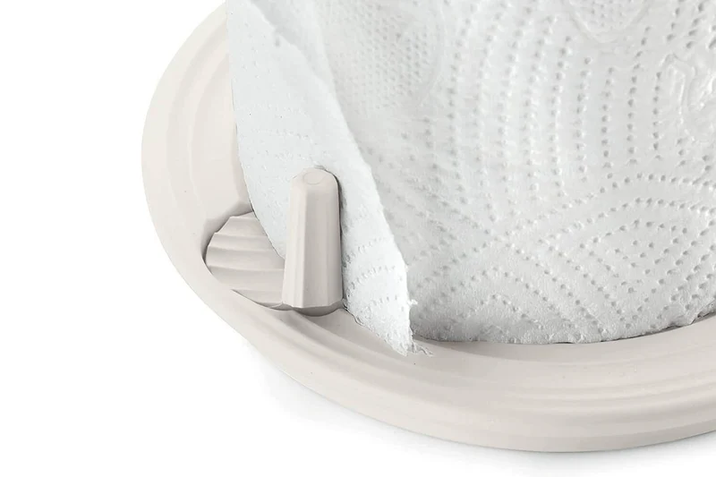 Porte essuie-tout blanc réglable Guzzini Tierra en bouteilles recyclées