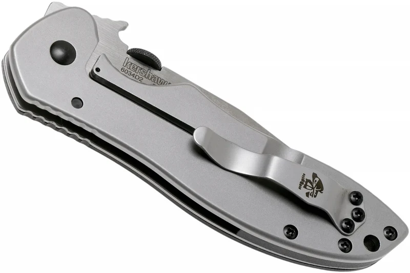Couteau pliant Kershaw CQC-6K D2 KS.6034D2 manche en acier inox et G10 noir 11,4cm