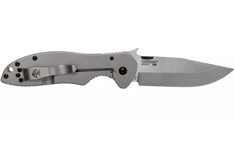 Couteau pliant Kershaw CQC-6K D2 KS.6034D2 manche en acier inox et G10 noir 11,4cm