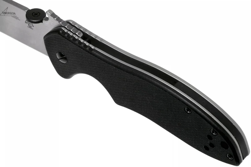 Couteau pliant Kershaw CQC-6K D2 KS.6034D2 manche en acier inox et G10 noir 11,4cm