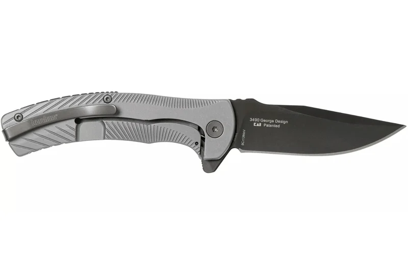 Couteau pliant Kershaw Seguin KS.3490 manche en acier gris 10,8cm