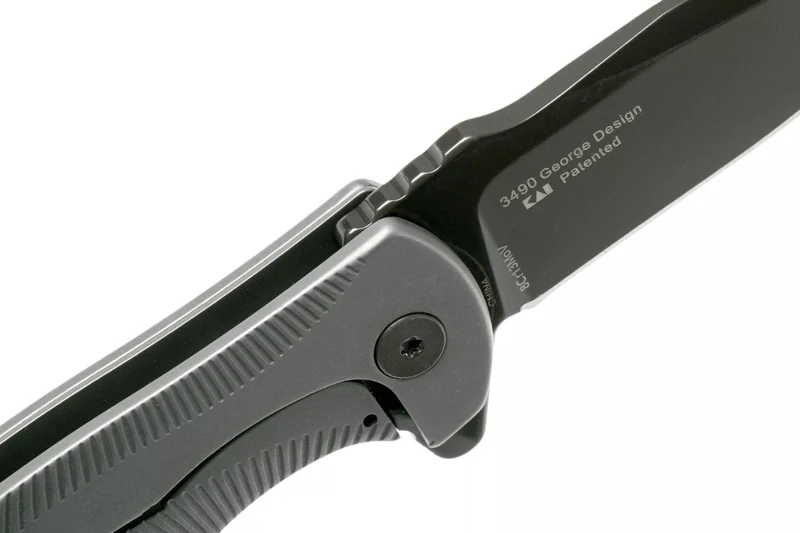 Couteau pliant Kershaw Seguin KS.3490 manche en acier gris 10,8cm