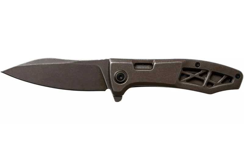 Couteau pliant Kershaw Boilermaker KS.3475 manche tout en acier marron 10,8cm