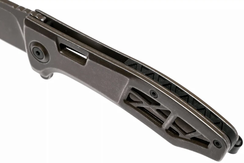 Couteau pliant Kershaw Boilermaker KS.3475 manche tout en acier marron 10,8cm