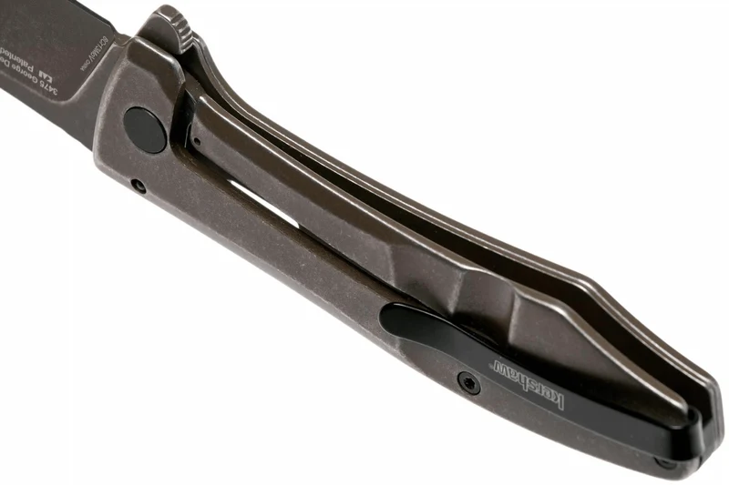 Couteau pliant Kershaw Boilermaker KS.3475 manche tout en acier marron 10,8cm