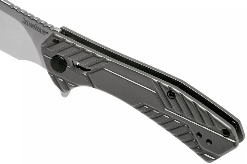 Couteau pliant Kershaw Static KS.3445 manche en acier gris 9,8cm