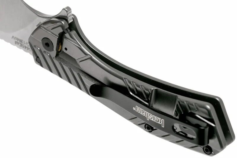 Couteau pliant Kershaw Static KS.3445 manche en acier gris 9,8cm