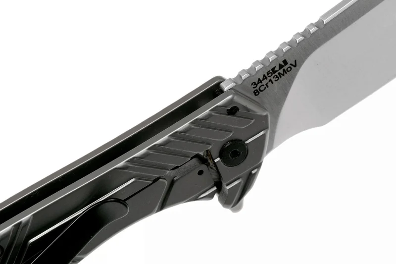 Couteau pliant Kershaw Static KS.3445 manche en acier gris 9,8cm