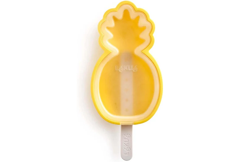 Moule à glace Lékué en silicone Platinum - Forme ananas