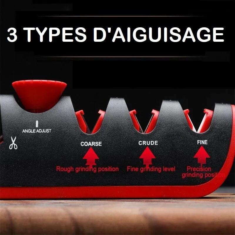 Aiguiseur de Couteau 4-en-1 Professionnel