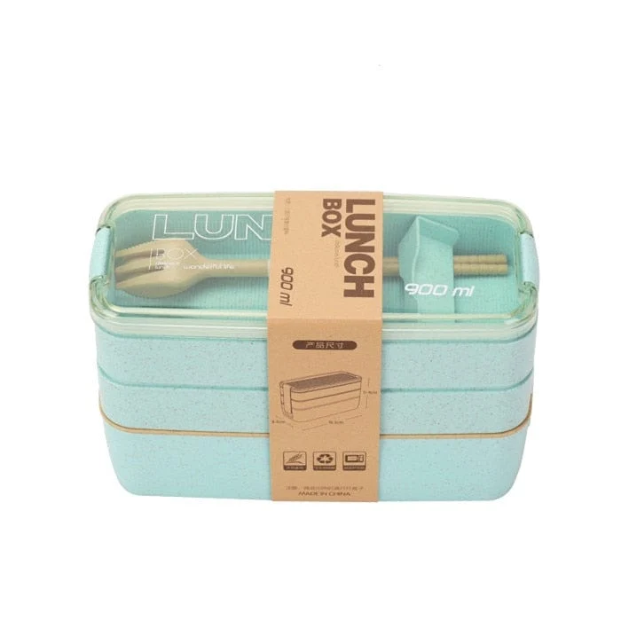 LunchBox Japonaise Multi-Compartiments avec Verre à Soupe