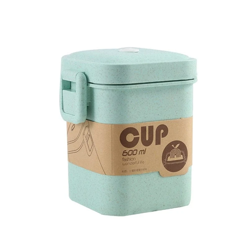 LunchBox Japonaise Multi-Compartiments avec Verre à Soupe