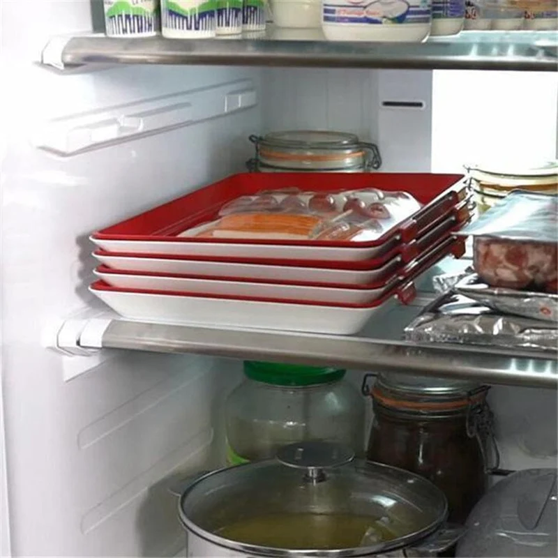 5 Plateaux de conservation réutilisables (dont 1 offert !)